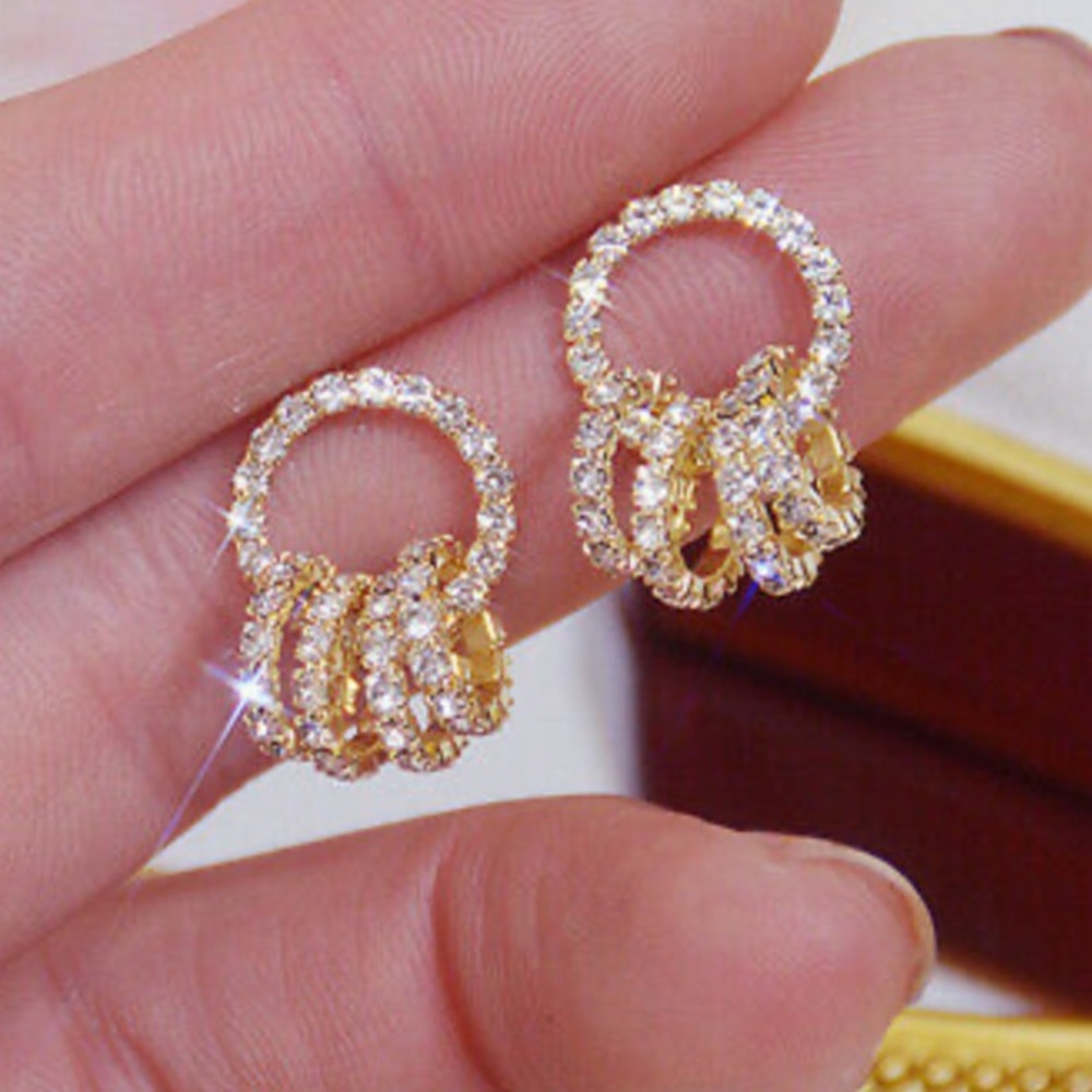 New 18k gold plated earrings